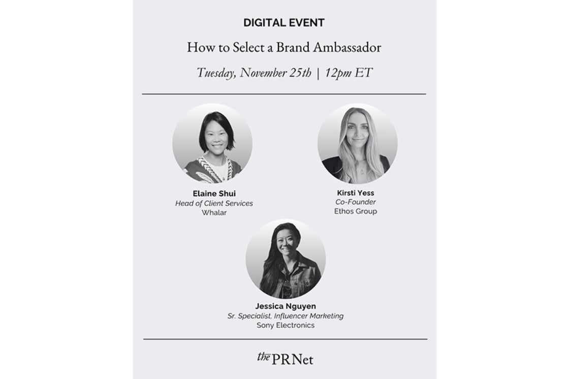 The PR Net Digital Event Recap: How to Select a Brand Ambassador